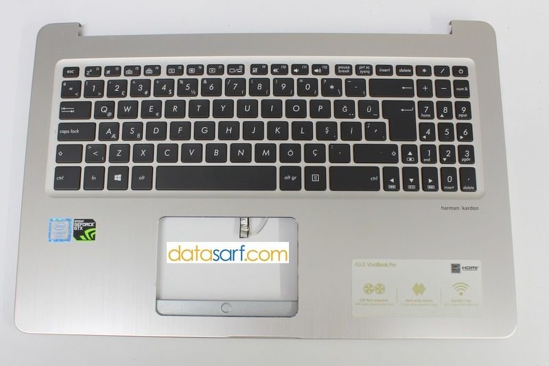 Asus N580VN Üst Kasa Klavye Arızalı 13N1-29A0411