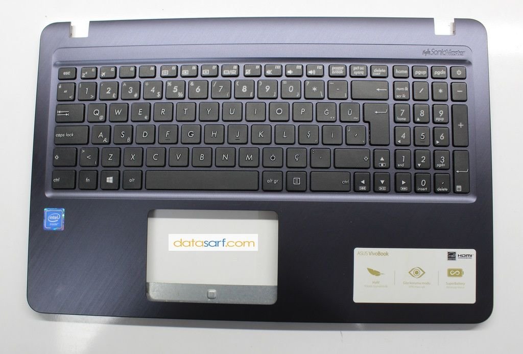 Asus X543UB Üst Kasa Klavye Palmrest 13NB0HE7AP0201 12626160-00