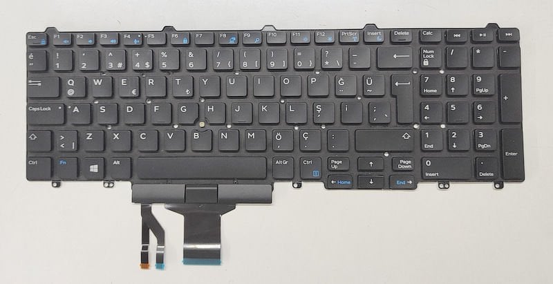 Dell Latitude E5570 Orijinal Klavye PK1313M4A28 00TG2X
