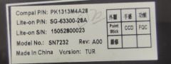Dell Latitude E5580 Orijinal Klavye PK1313M4A28 00TG2X