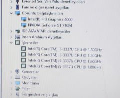 Asus X550 X552 A550 K550 Y581 F550 Anakart i5-3337U GT710M