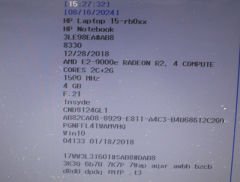 HP 15-BS 15-BW 15-RB 15-RA 250 G6 255 G6  Anakart AMD E2 LA-E841P