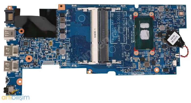HP Pavilion X360 13-S Anakart i3-6100U