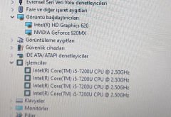 Lenovo 310-15IKB Anakart NM-A752 İ5-7200U 920MX