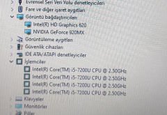 Lenovo 310-15ISK Anakart NM-A752 İ5-7200U 920MX