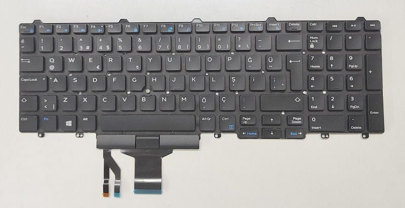 Dell Precision M3510 Orijinal Klavye PK1313M4A28 00TG2X