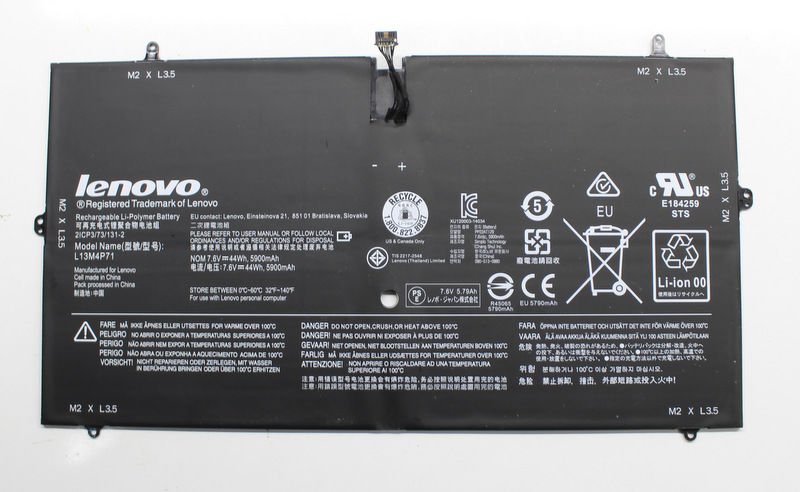 Lenovo Yoga 3 Pro 1370 80HE Orijinal Batarya Pil L13M4P71 L14S4P71