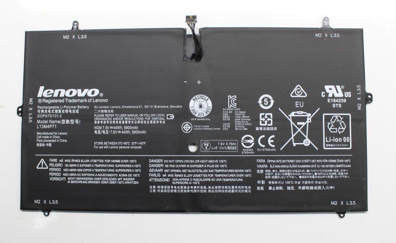 Lenovo Yoga Pro-1370 Pro-5Y71 Pro-I5Y51 Pro-I5Y70 Pro-I5Y71 Orijinal Batarya Pil L13M4P71 L14S4P71