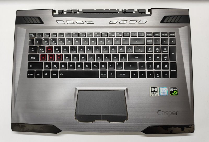 Casper Excalibur G7K Orijinal Üst Kasa Klavye Palmrest TFQ37NL900704