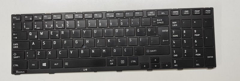 Toshiba Tecra R850 R950 R960 R751 R752 Orijinal Klavye