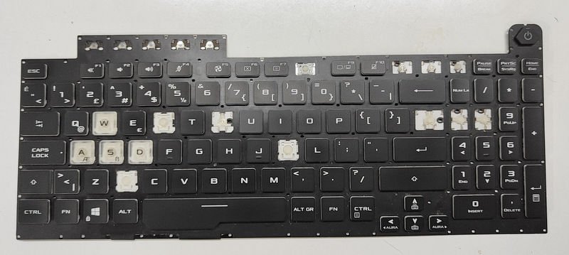 Asus FX506 FA506 F15 Arızalı Klavye