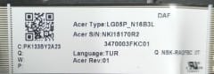 Acer Nitro 5 AN515-58 AN515-46 N22C1 Orijinal Klavye Üst Kasa Ufak Kusurlu