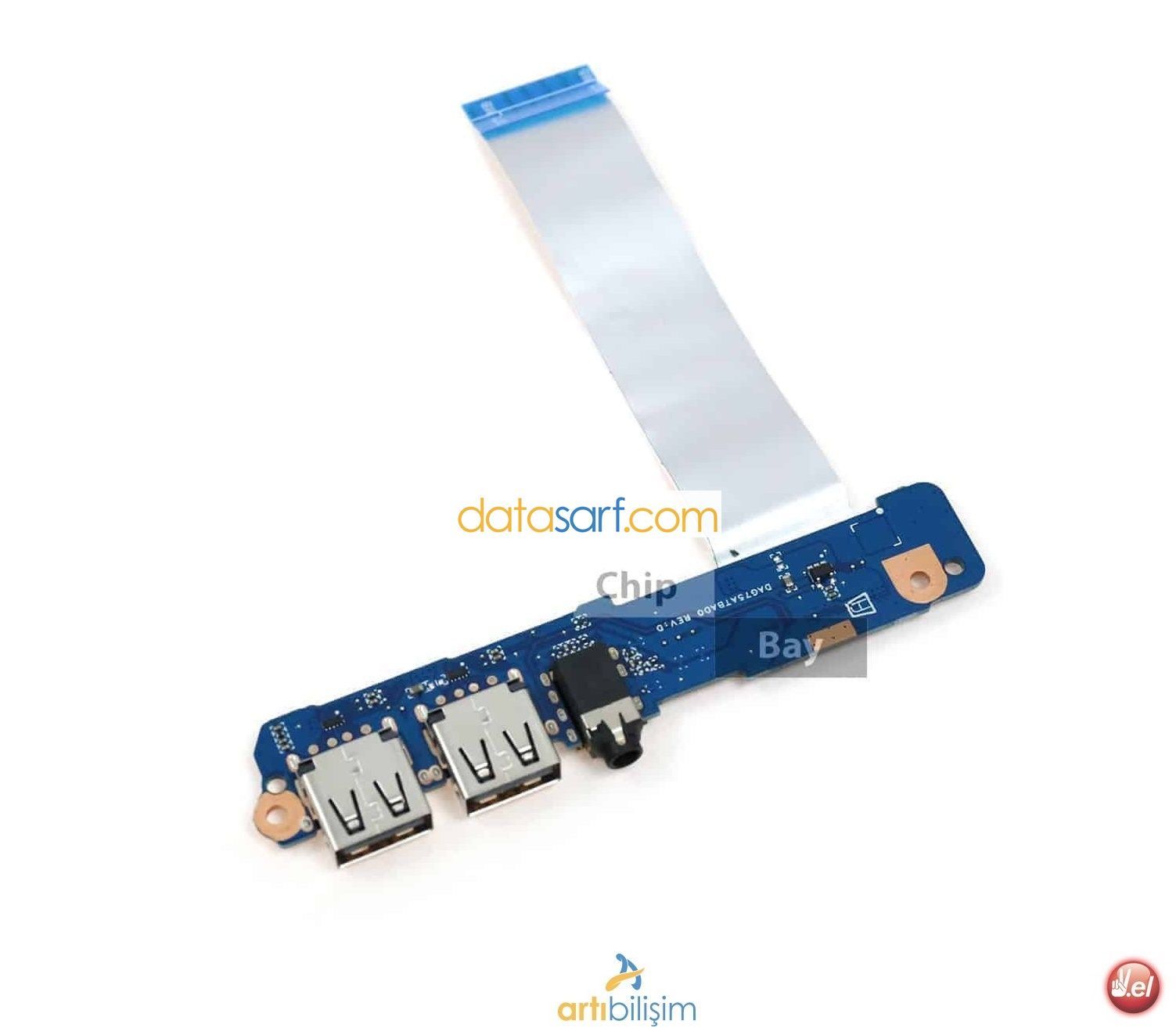Hp 15T-CB000 Orijinal Usb Aux Kart DAG75ATBAD0 REV D