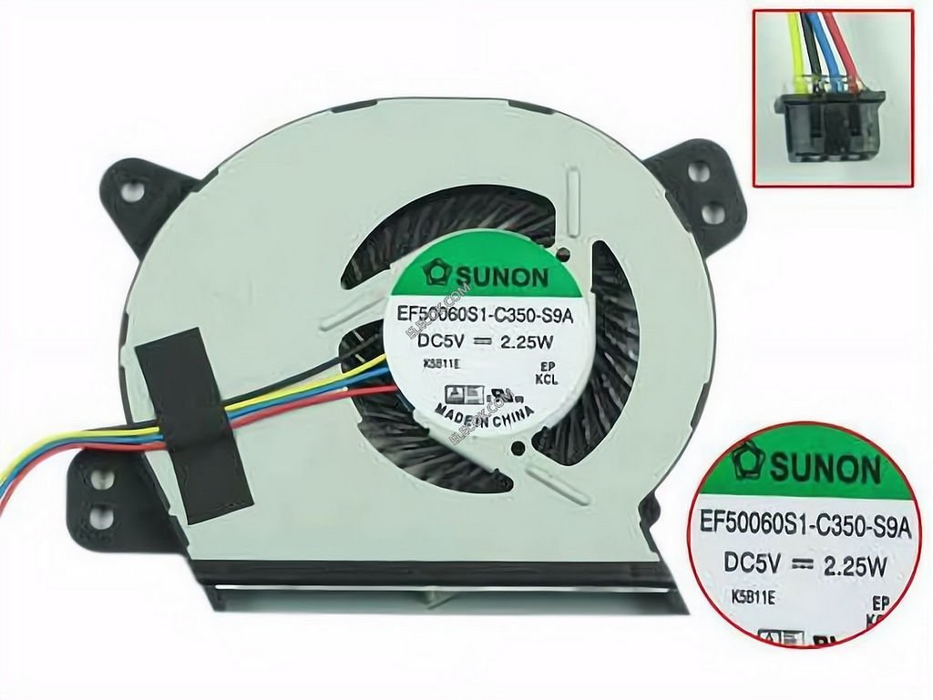 Asus E502 X502 F502 E402 X402 L502M R417N Orijinal Fan Ef50060s1-C350-S9a 13N0-S2P0401