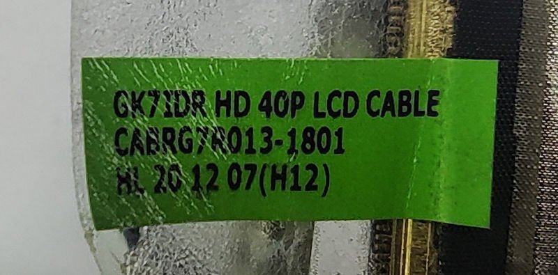 Monster Abra A7 V11.3 Orijinal Lcd Data Flex Kablo 40 Pin CABRG7R013-1801