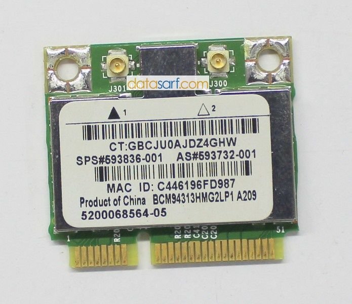 Hp G62 Wireless Kart 593836-001