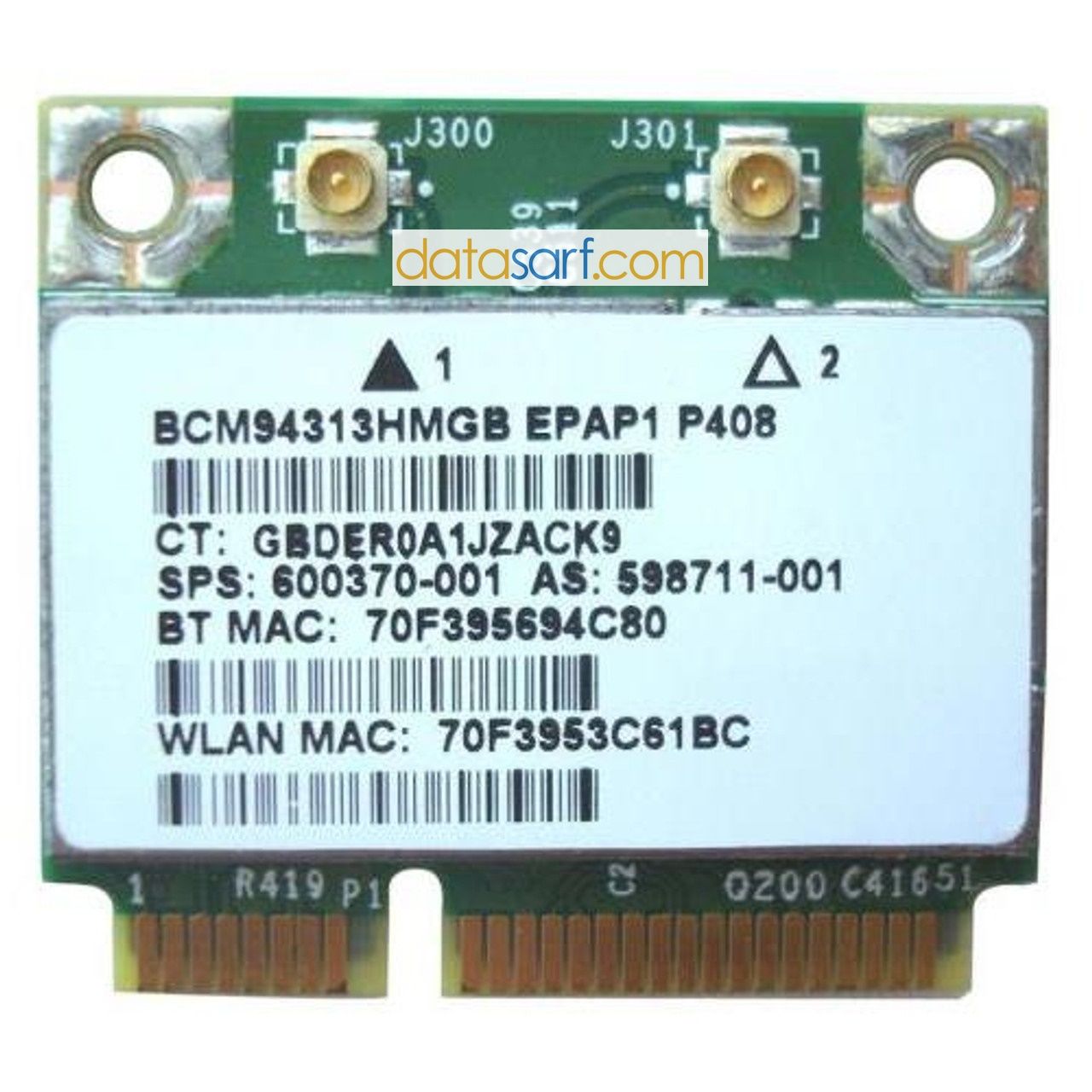 Hp G62 Wireless Kart 600370-001