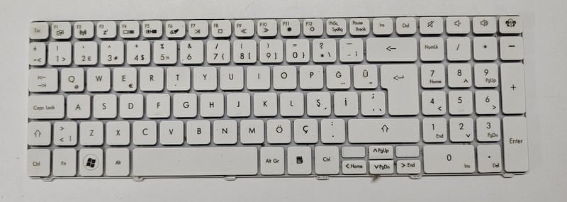 Acer 5742G 5742Z 5740 5741 PACKARDBELL NEW70 LA-5893P Beyaz Kalvye