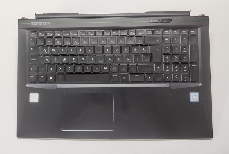 Monster Tulpar T7 V20.1 Orijinal Klavye Üst Kasa TFM14G56TQJ852C