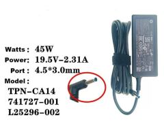 Hp 45W Orijinal Şarj Aleti Adaptör 131360-11 85454-003  19.5V 2.31A 4.5*3.0MM