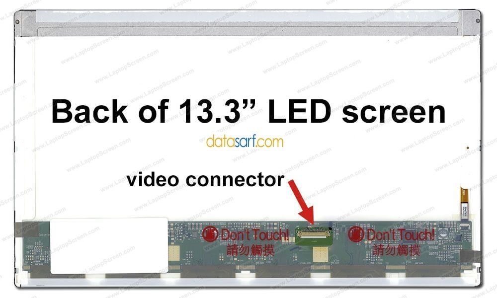 HP Pavilion DV3-4000 Uyumlu 13.3 Standart Led Ekran 40 Pin 1366 768