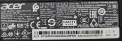 Acer Swift 3 SF315-52 SF315-52G N17P6 Orijinal Adaptör Şarj Cihazı ADP-65VH-F 65 W  3.0*1.1mm