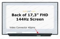N173HCE-G33 REV.C1 17.3 40 Pin 144HZ Slimled Vidasız Led Ekran