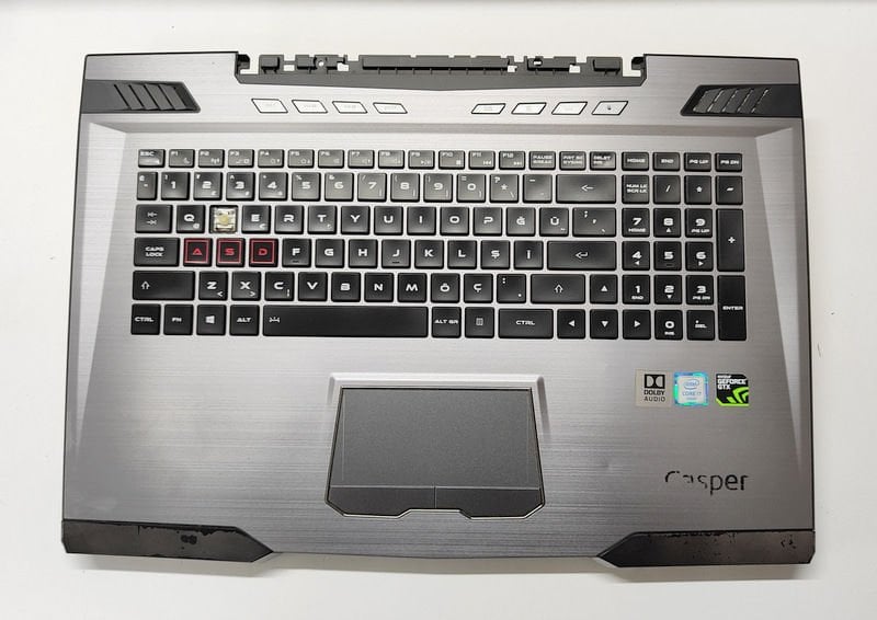 Casper Excalibur G850 G7700 Orijinal Üst Kasa Klavye Palmrest TFQ37NL900703
