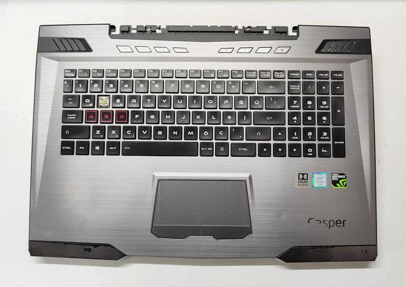 Casper Excalibur G860 Orijinal Üst Kasa Klavye Palmrest TFQ37NL900703