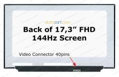 HP Pavilion 17-CD 17.3 40 Pin 144HZ Slimled Vidasız Led Ekran