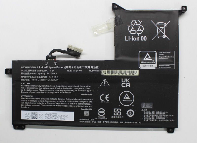 GIGABYTE RC55 G5ME G5KF Orijinal Batarya Pil NP50BAT-4-54