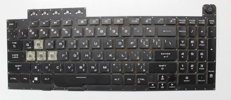 Asus Tuf FX506LHB Orijinal Arızalı Klavye