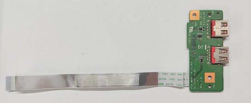 Asus GL753 GL753VD FX753 PX753 Orijinal Usb Kart