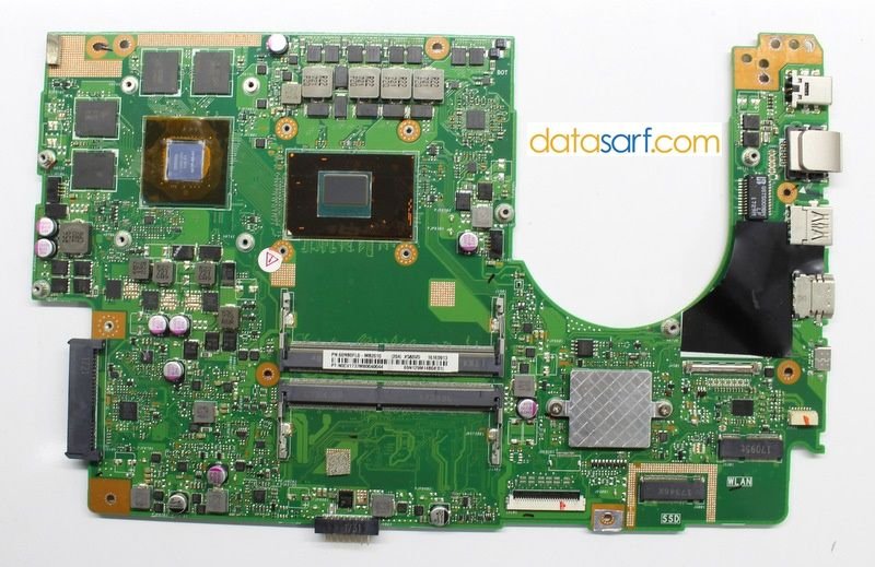Asus X580V Orijinal Anakart İ7-7700HQ GTX1050 N580VD Mainborad Rev 2.0