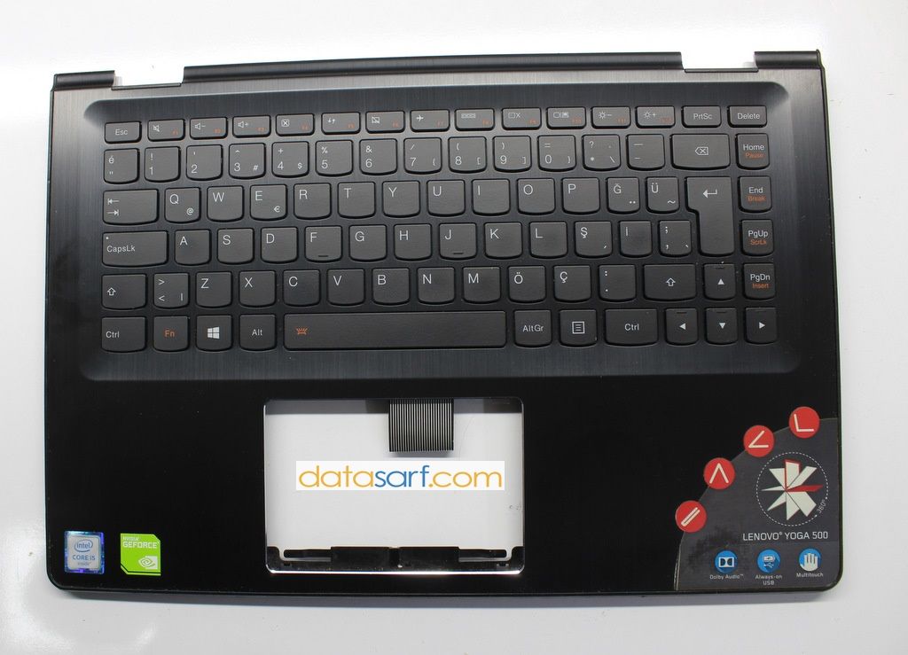 Lenovo Yoga 500-15ısk Üst Kasa Klavye Palmrest 5CB0J34093
