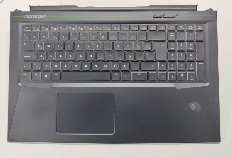 Monster Tulpar T7 V20.6 Orijinal Klavye Üst Kasa TFM14G56TQ9852