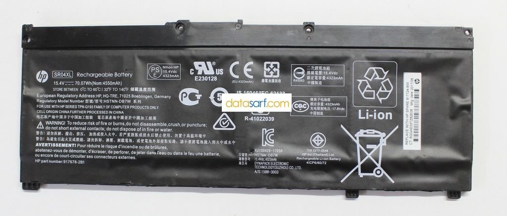 Hp TPN-C134 Orijinal Batarya Pil SR04XL