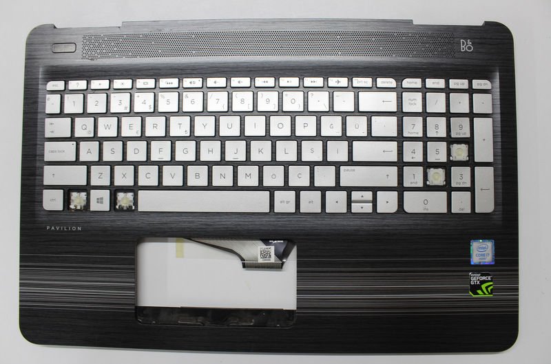 Hp 15-Ax Üst Kasa Klavye Sağlam Eksiker Var