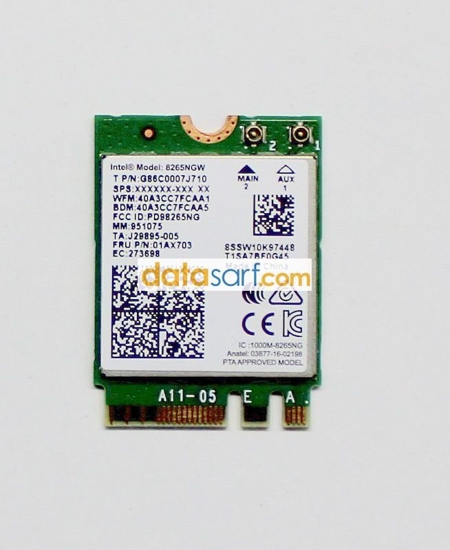 Asus Ux430 Ux430ua Ux430u Ux430un Ux430uq U430uar U4100u Wireless Kart İntel 8265ngw 01ax703