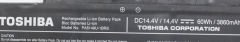 Toshiba Tecra Z40-C Z40-A Z40-B Z40T-C Orijinal Batarya Pil 70 Sağlık PA5149U-1BRS