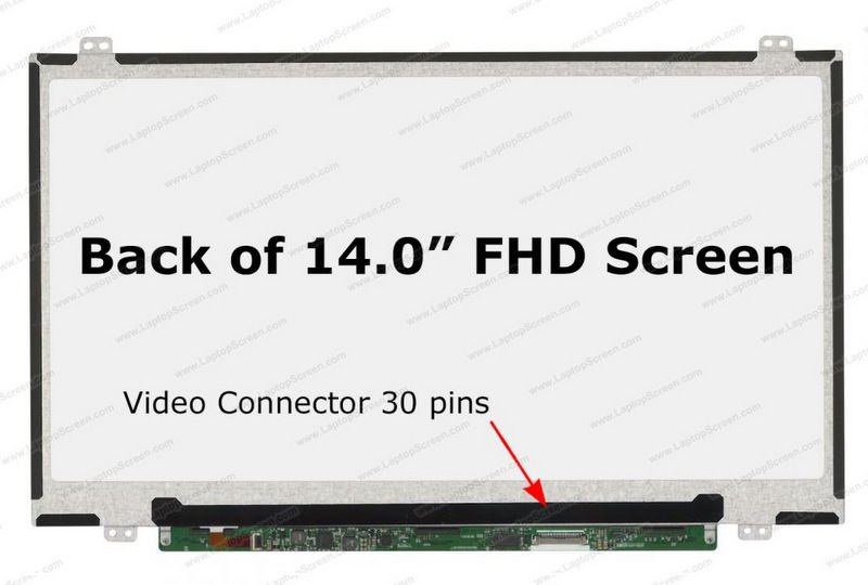 Toshiba Tecra Z40-C Z40-A Z40-B Z40T-C Orijinal Led Ekran LP140WF3 (SP)(D1) 30 Pin FHD