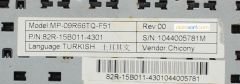 Exper Grundıg A15hm S1560uh Orijinal Klavye MP09R66TQ-F51