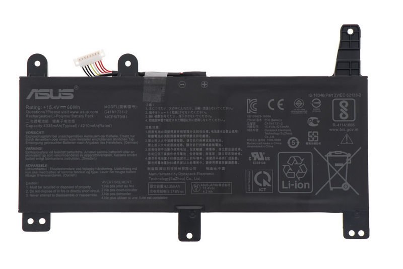 Asus ROG Strix G531 G512 G712 G731 Orijinal Batarya Pil C41N1731-2