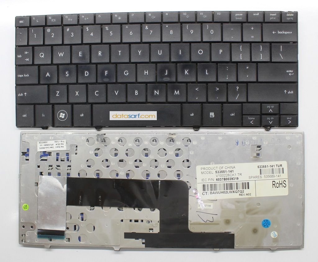 Hp Mini 110 Orijinal Klavye 533551-141