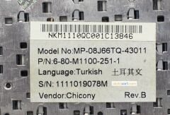 Casper M1100 M1110 Orijinal Klavye MP-08J66TQ-43011