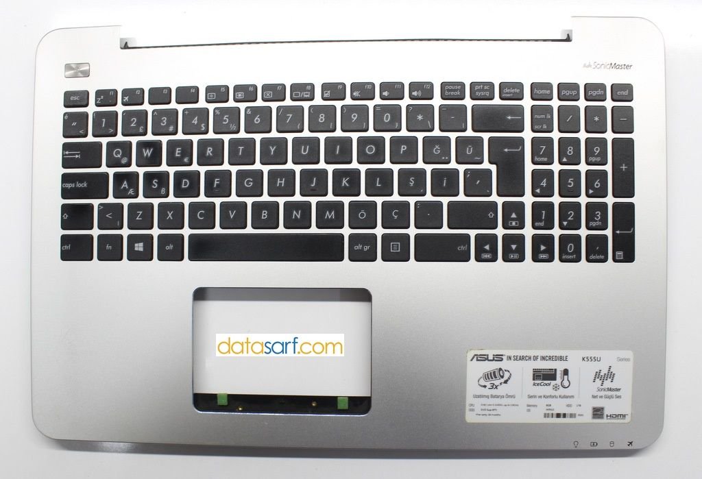 Asus K555L Klavye Üst Kasa Palmrest 13N0-R8A0C01