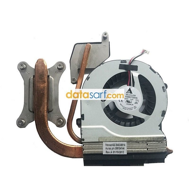 Samsung Np200A Fan Soğutucu Bakır Heatsink Ba62-00611a