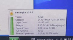 Asus P553MA Orijinal Batarya Pil %73 Sağlık B21N1329