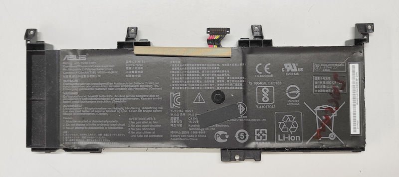 Asus ROG GL502VS Orijinal Batarya Pil C41N1531