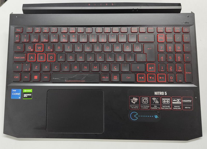 Acer Nitro AN515-57 N20C1 Orijinal Klavye Ufak Kusurlu NKL15170VQ LG05P-N14BRL
